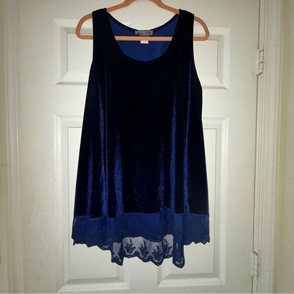 The Pyramid Collection Sleeveless A-Line Swing Tunic Top - Picture 1 of 4